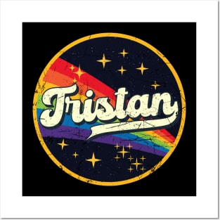 Tristan // Rainbow In Space Vintage Grunge-Style Posters and Art